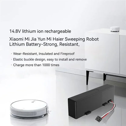 STYTJ02YM Battery Original 14.8V for Xiaomi Mijia LDS Vacuum Cleaner,Mi Robot Vacuum-Mop P,Mi Robot Vacuum-Mop 2S/Haier JX37