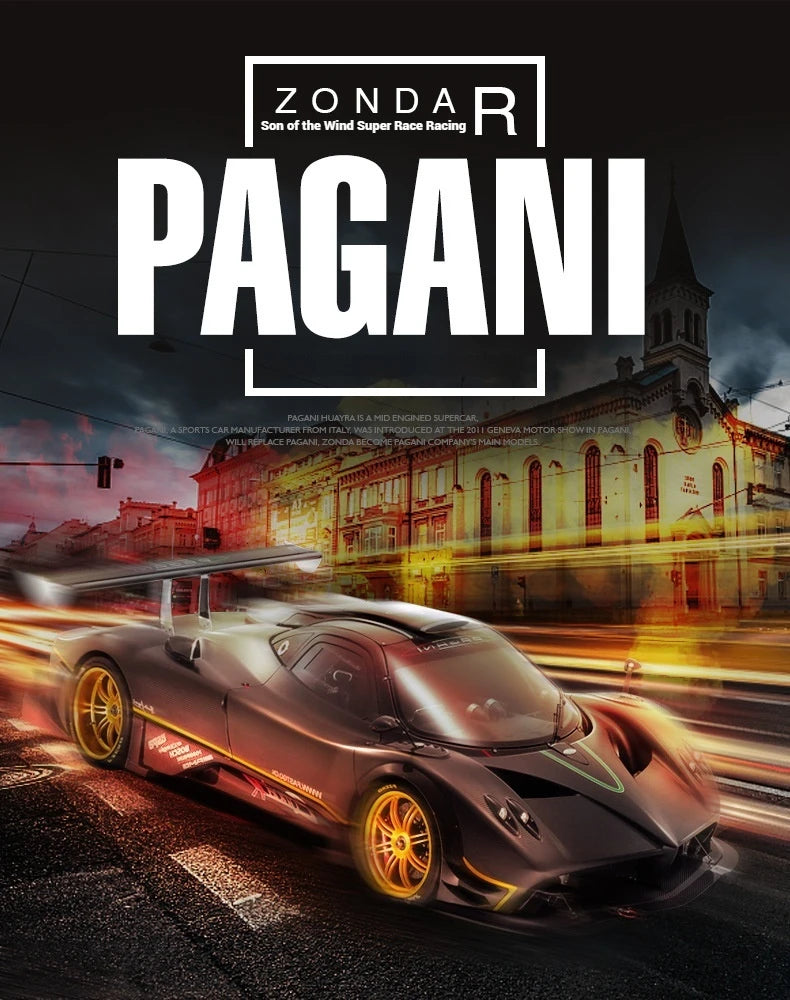 1:24 Scale Pagani "Son of the Wind" RC Drift Car – Mini Remote Control Car Model, Perfect Birthday Gift for Kids