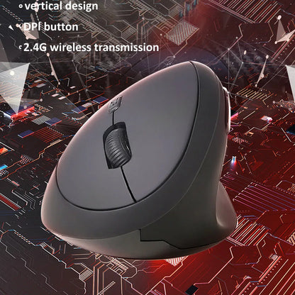 Rxi 2.4G Wireless Vertical Mouse Ergonomic USB Mouse 1600DPI Office Mice Pink 6D Mini Silent Gamer Mause for Computer Laptop PC