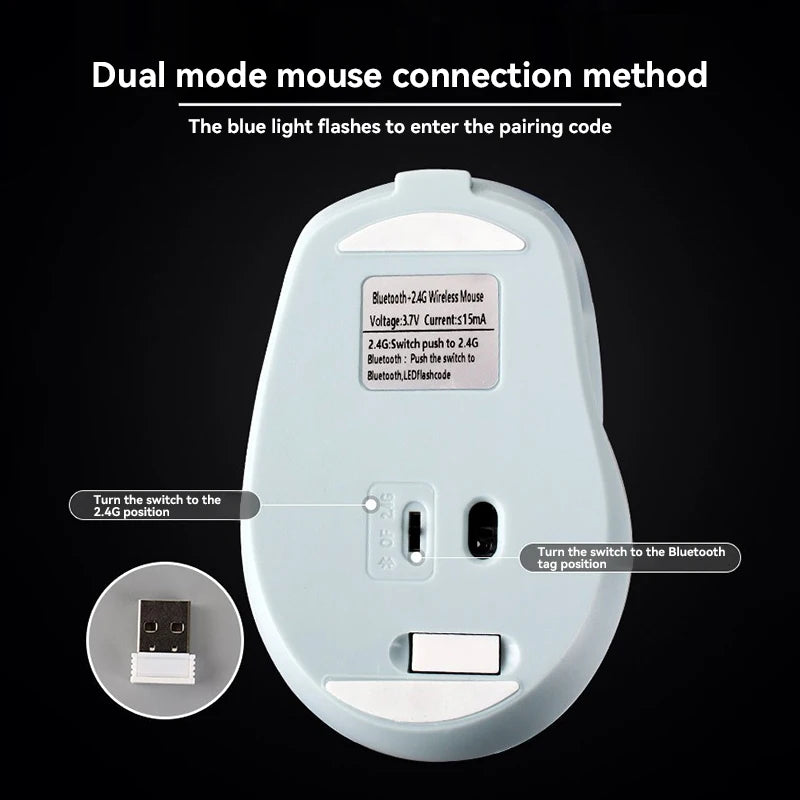 Xiaomi Sensitive Bluetooth Mouse 2.4G Dual Mod0