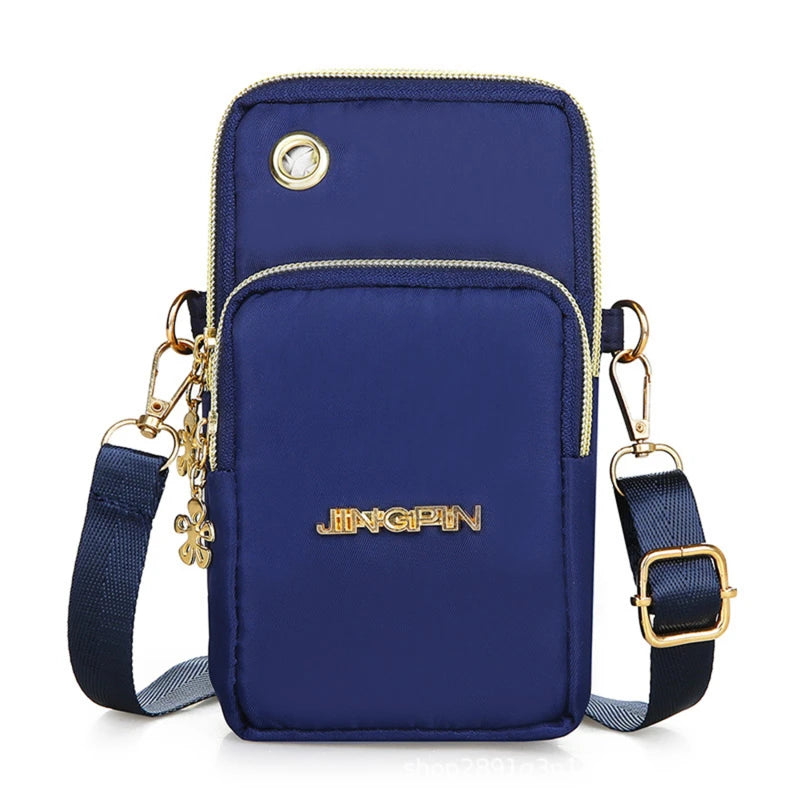 New Mobile Phone Crossbody Bags for Women – Fashion Female Shoulder Bag, Cell Phone Pouch with Headphone Plug, Large Capacity Wallet.