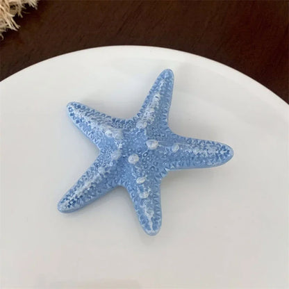 Flexible Shell Starfish Phone Stand with Finger Holder and Strong Adhesive Base