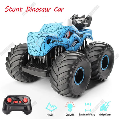 2.4G RC Dinosaur Car: Stunt Standing, Spray Effect, Musical Lights