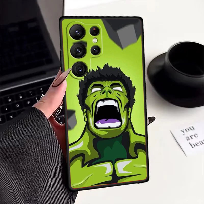 The Avengers Venom Hulk Black Phone Case – Compatible with Samsung Galaxy