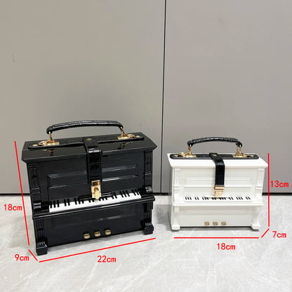 Luxury Piano Shape Bag: Designer, Handmade