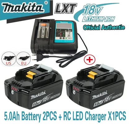 100 % original Makita 6Ah/5Ah/3Ah för Makita 18V batteri BL1830B BL1850B BL1850 BL1840 BL1860 BL1815 Ersättningslitiumbatteri