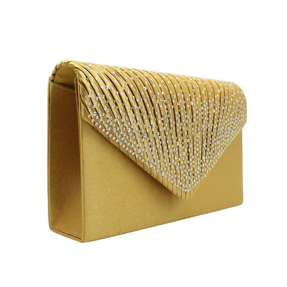 Dammode sidenbälte Clutch – Elegant Evening Prom Handväska.