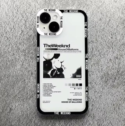 Mjukt silikonfodral med The Weeknd Design för Redmi-modeller