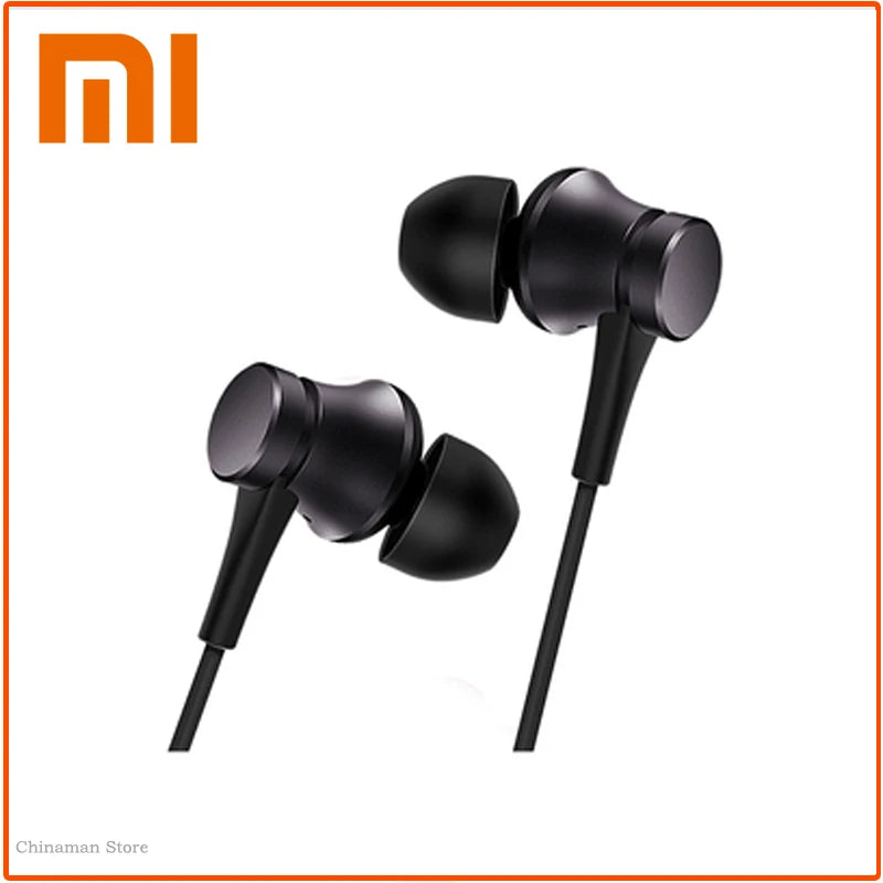 Original Xiaomi Piston 3 Earphone Bass Wired 3.5MM In-ear Sport Headphone with Mic Headset for Phone Xiaomi Samsung Huawei