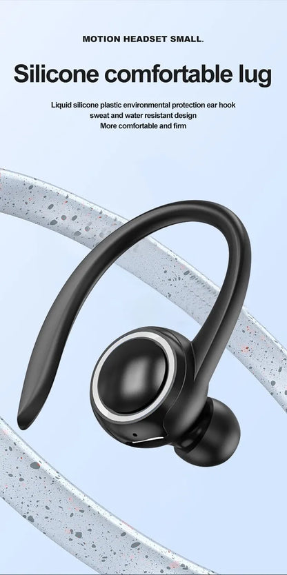 New Private Model Wireless Bluetooth Headset Ear Mounted Sports Business Painless Noise Reduction Stereo Headset