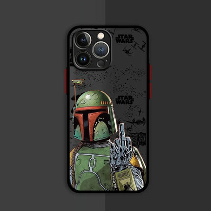 Stars Wars Cool Hero Soft Phone Fodral för Apple iPhone