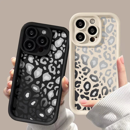 Phone Case Leopard soft Shell Shockproof For iPhone