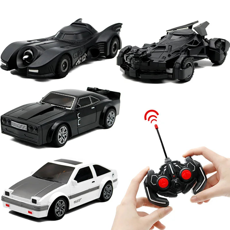 RC Cars Hellcat Batman Tank – RC Drift Car med LED-ljus, anpassningsbar design, fjärrkontroll för vuxna och barn, idealisk julklapp