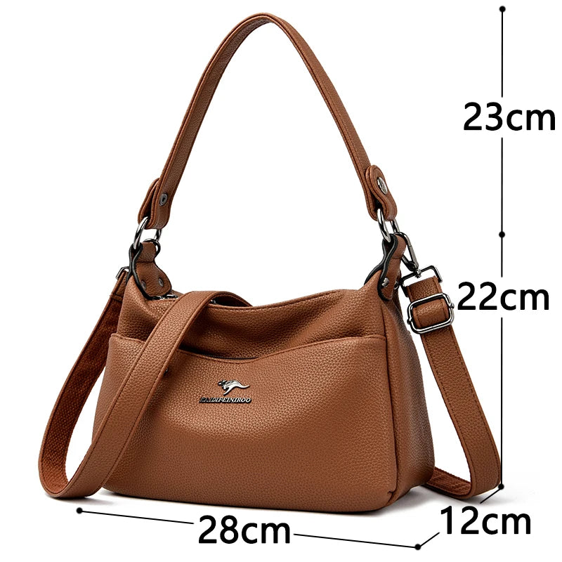 Fashion Women's Leather Bag: Branded, Luxury