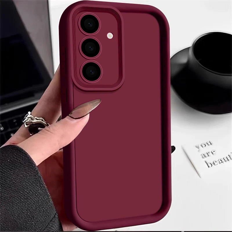 Shockproof Phone Case with Soft Silicone Bumper Cover for Samsung