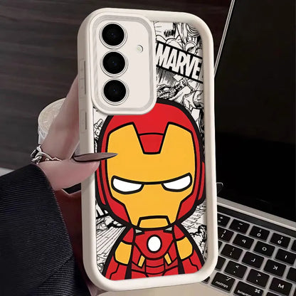 Telefonfodral till Samsung Galaxy S24FE Söt Marvel Catoon Stötsäkert bakstycke Deadpool