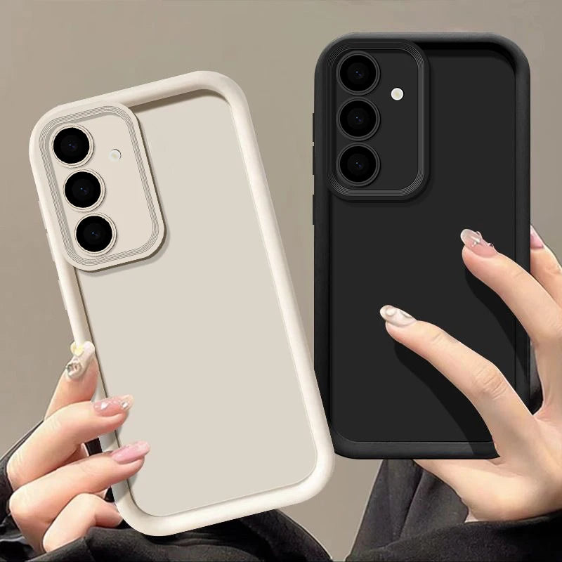 Mjukt silikon stötsäkert telefonfodral för Samsung- Bumper Cover för Samsung-modeller