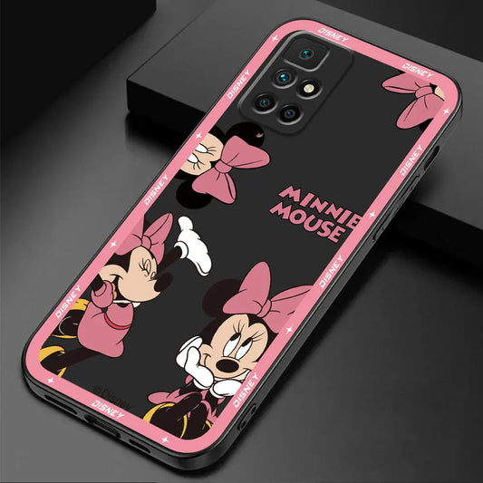 Phone Case for Redmi K40s K60 10 9 12 12C K40 Pro K50 Gaming 9A 9C A2 A1 Plus 10A 10C Silicone Disney Mickey Minnie Mouse Cover