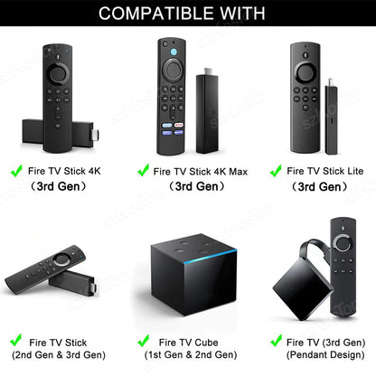 Replacement Voice Remote Control for Fire Stick TV 3rd Gen Smart TV Stick 4K MAX Lite Fire Cube Remote Works with Alexa