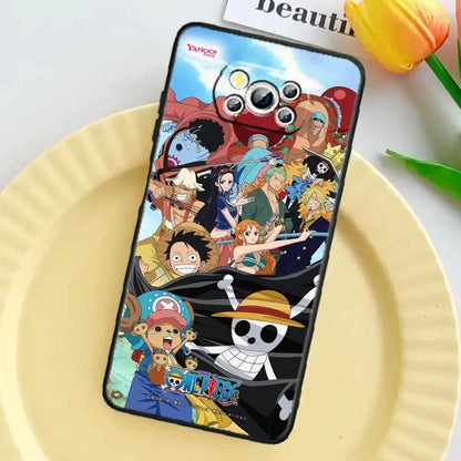 Anime Art Ones Pieces Case For Xiaomi: Black TPU Phone Case