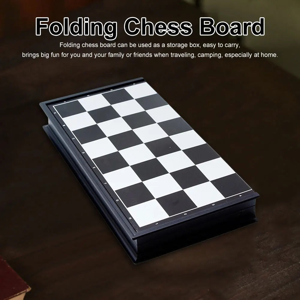 Folding Magnetic Chess Set 19.5x19.5 cm for Beginners and Adults