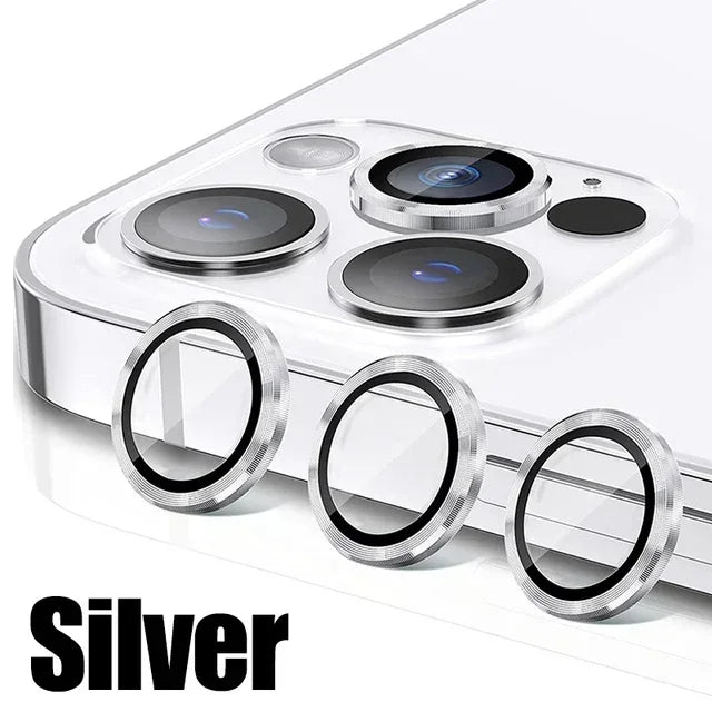 3Pcs Metal Lens Protector Glass For iPhone 14 Pro Max Back Camera Lens Protection Film For iPhone 13 Mini 14 15 Plus