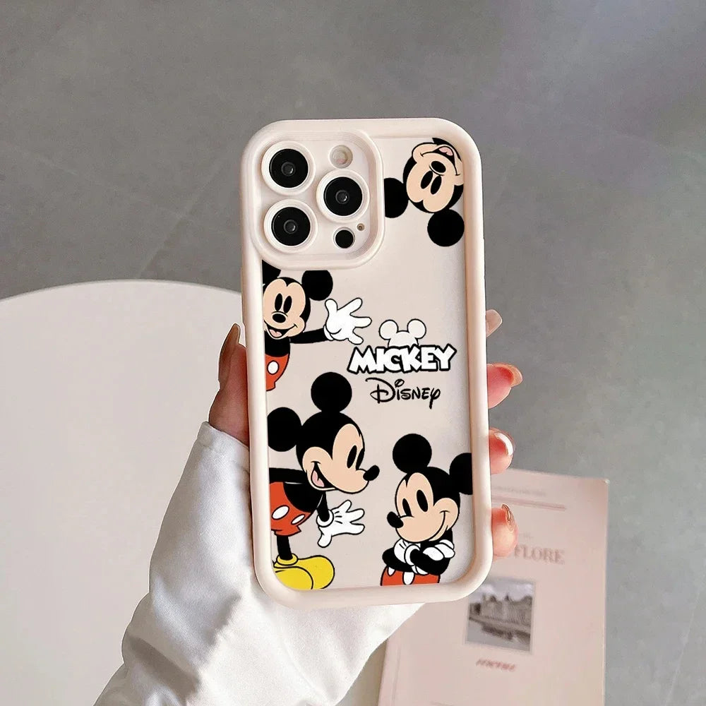 Disney Musse Pigg Minnie Mouse Söt Silikontelefonfodral