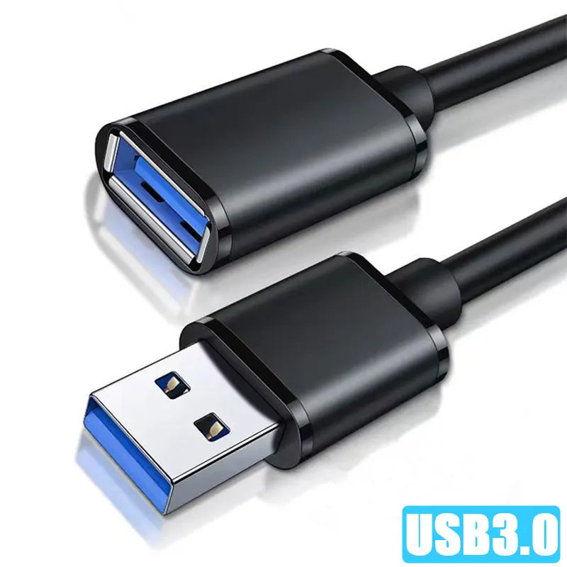 USB 3.0 / 2.0 förlängningskabel hane till hona förlängningskabel snabb hastighet USB 3.0/2.0 förlängd för bärbar dator USB 3.0 förlängning