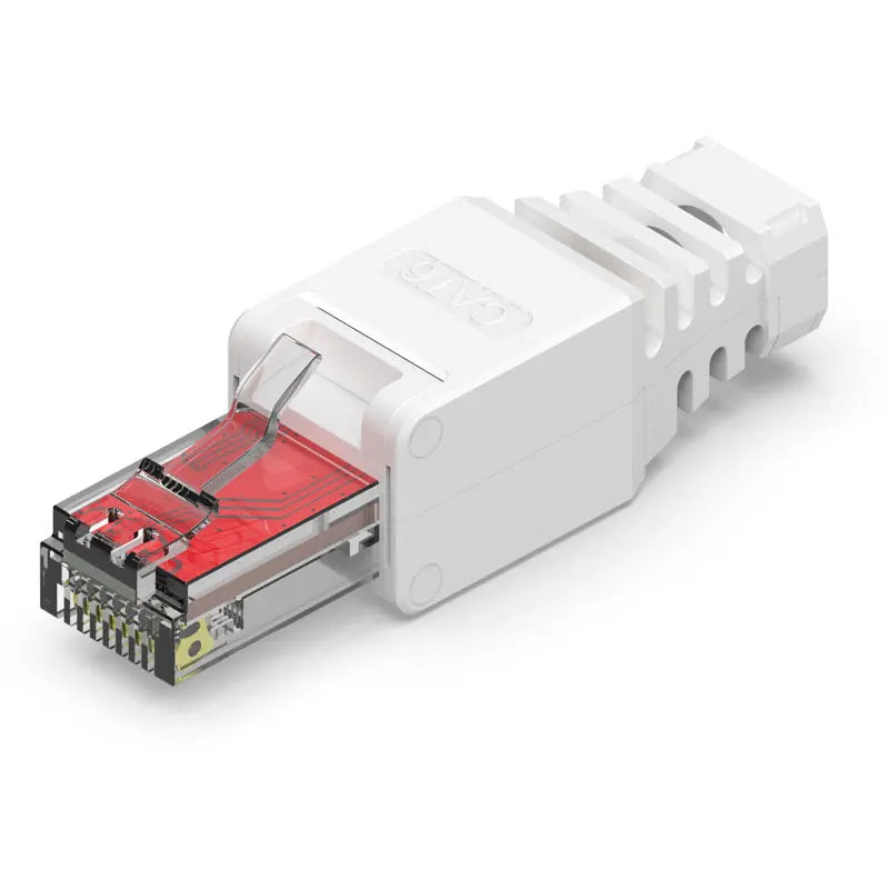 ZoeRax 1PCS Verktygsfri RJ45 CAT6-kontakt Ethernet-termineringspluggar, 23AWG till 26AWG kabel Internetkontakt Installation Verktygslös