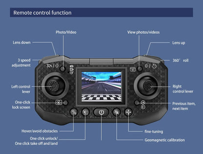 MHD Dual Camera Drone H19 Intelligent Screen Control Drone Brushless Servo Adjustment Long Endurance Professional Quadcopter Toy