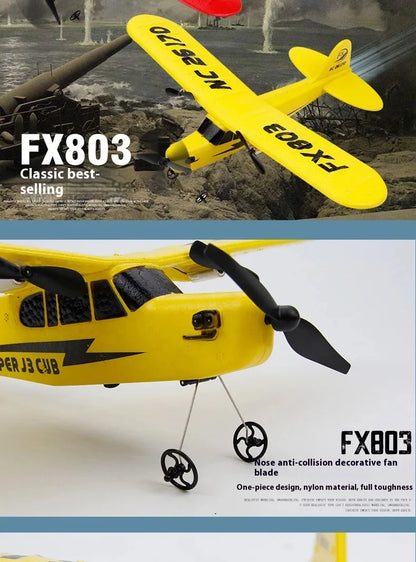 New FX803 remote control aircraft Two channel fixed wing foam remote control glider Children's aircraft model toy aircraft