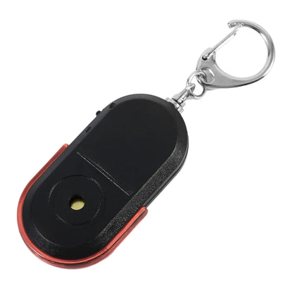 Smart Find Locator Anti-Lost Key Finder Nyckelring Vissling Pip Ljudkontroll LED Ficklampa Bärbar Bilnyckel Mini Finder