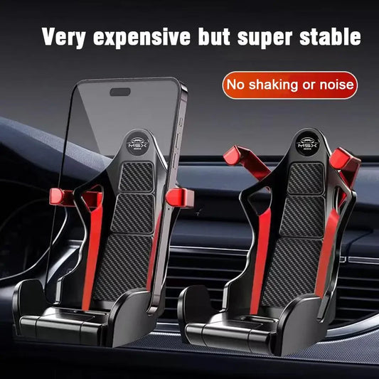 Racing Seat Car Phone Holder – Stable and Shock-Resistant Universal Navigation Bracket