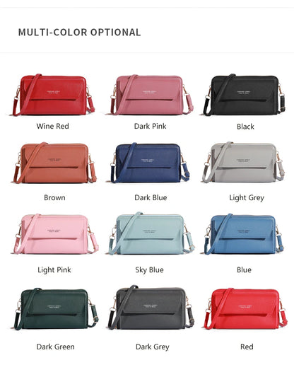 2023 New Crossbody Bag for Women – Summer Small Market Simple One Shoulder Bag for Mobile Phone, Double Layer Casual Small Body Bag.