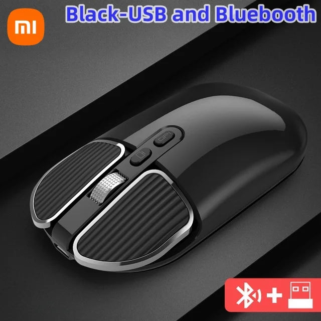 Xiaomi Mouse 2.4GHZ Trådlös Bluetooth Dual Mode Datormus Mute Charge Datorkontor Ultratunn modespelmus Ny