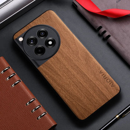 Bamboo Wood Pattern Back Cover Case for OnePlus 12R and OnePlus 12