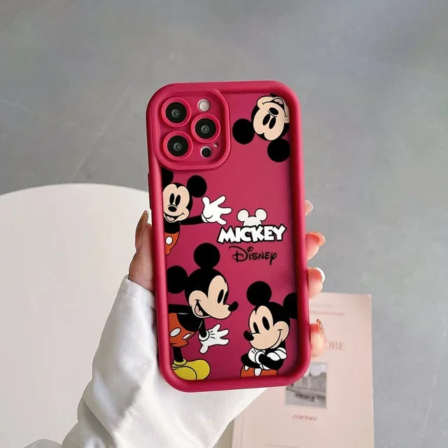 Disney Musse Pigg Minnie Mouse Söt Silikontelefonfodral