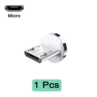 7pin Magnetic Tips NNBILI Magnetic Cable Type C Micro USB Magnet Replacement Part Fast Charging Magnet Adapter Tips for iPhone