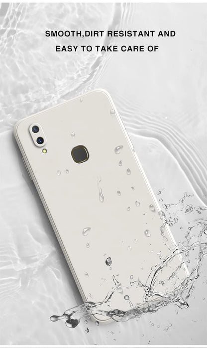 Lyxigt flytande lila silikonfodral för Xiaomi Redmi Note 5 6 7 8 8T 9 9s 10S 10 Pro Fundas Redmi 8 8A 9 9A 9C 10A 10C skalfodral