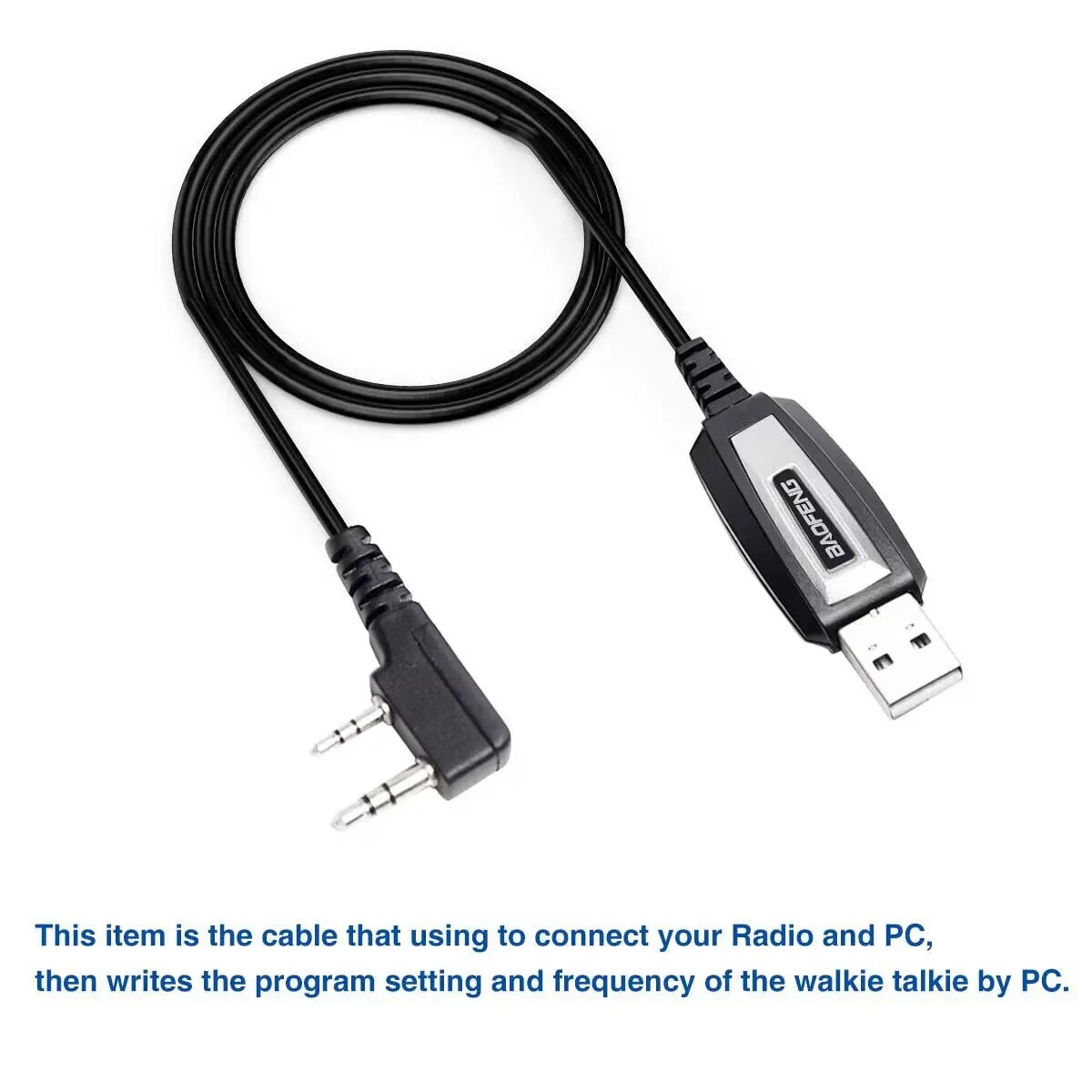 USB Programming Cable With CD for Baofeng UV-5R 82 888S UV-S9PLUS UV-13 16 17 21 Pro Quansheng UV-K5 5R Plus Walkie Talkie Radio