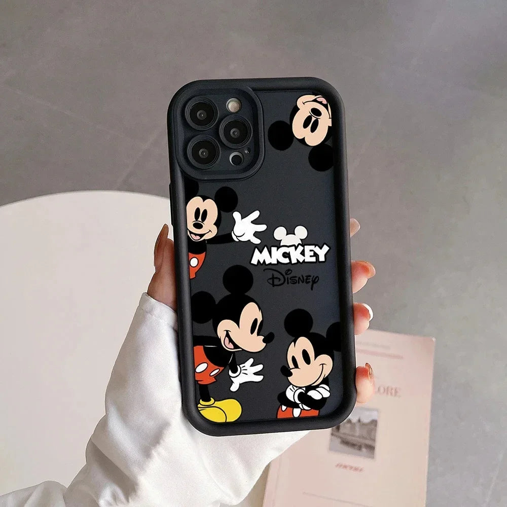 Disney Mickey Minnie Mouse Cute Silicone Phone Case