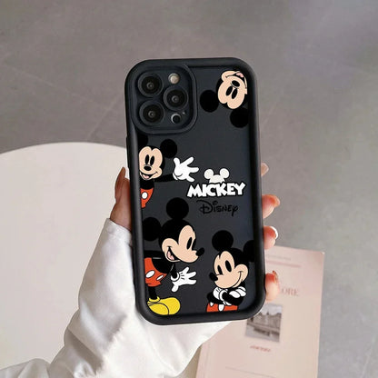 Disney Musse Pigg Minnie Mouse Söt Silikontelefonfodral