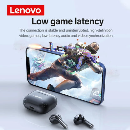 Original Lenovo lp40 Bluetooth Earphone 5.0 Immersive Sound HIFI TWS With Microphone Touch Control For Long Standby Time Motion