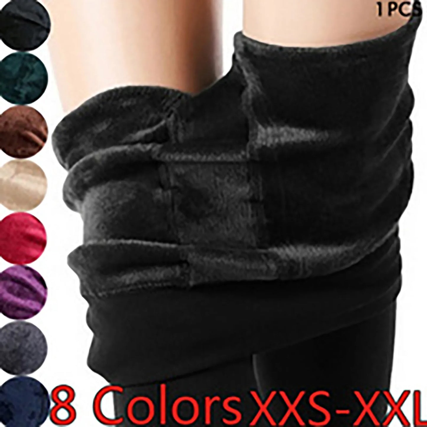 Women's Thick Cashmere Wool Leggings Winter Warm Pants