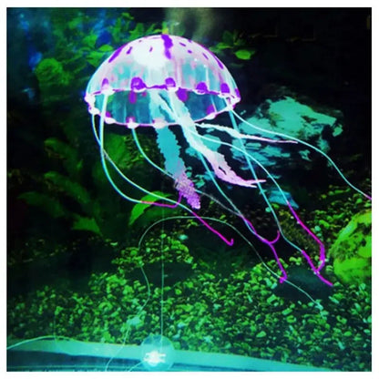 Artificial Glowing Jellyfish – Aquarium Decoration, Luminous Underwater Ornament for Fish Tank Landscape