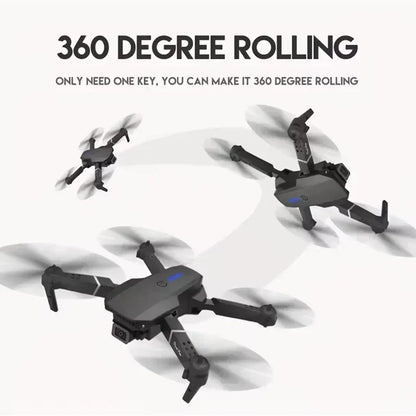 2024 New E88 Pro WIFI FPV Drone Wide Angle HD 4K 1080P Camera Height Hold RC Foldable Quadcopter Dron Helicopter Toys Gift