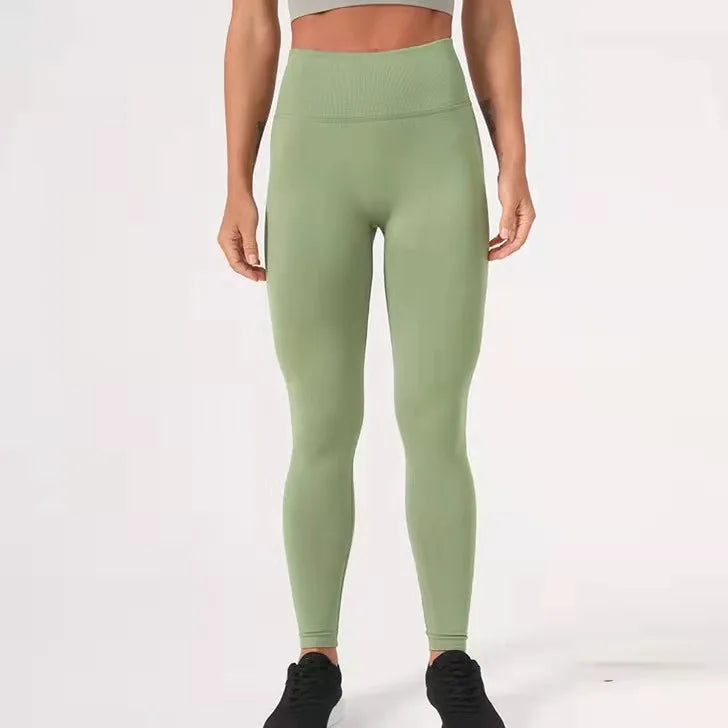 Sömlösa Push Up Leggings för kvinnor med hög midja för fitness