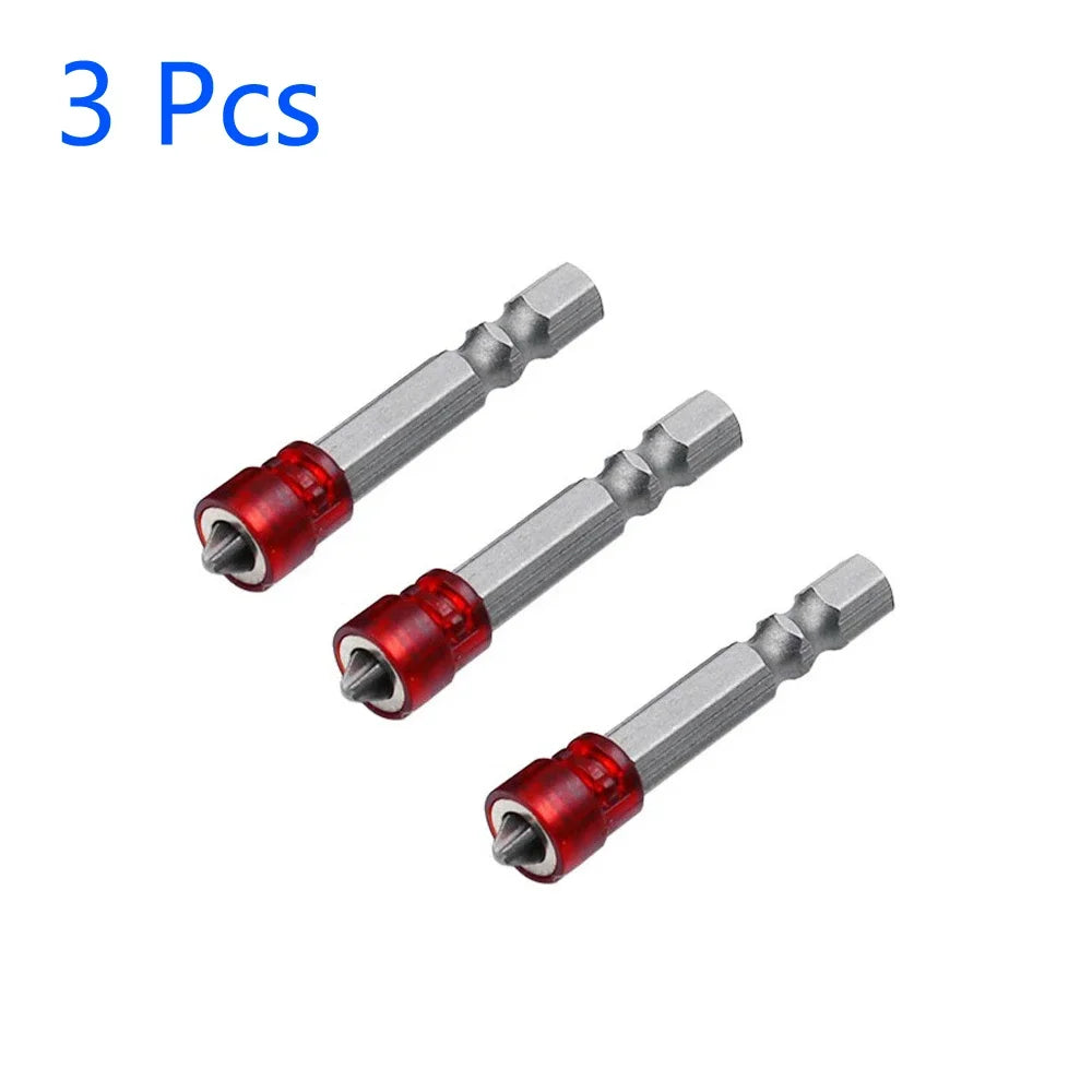 1/2/3Pcs 48mm S2 Alloy PH2 Phillips Magnetic Screwdriver Bits 1/4 Inch Hex Shank Drywall Screwdriver Hand Electric Screw Tool