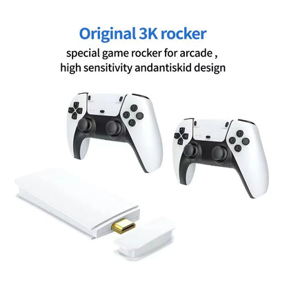 M15 Game Stick Mini TV Handheld Game Classic 4K Retro Game Wireless Controllers HD Output Gaming Consola för PS1 Arcade