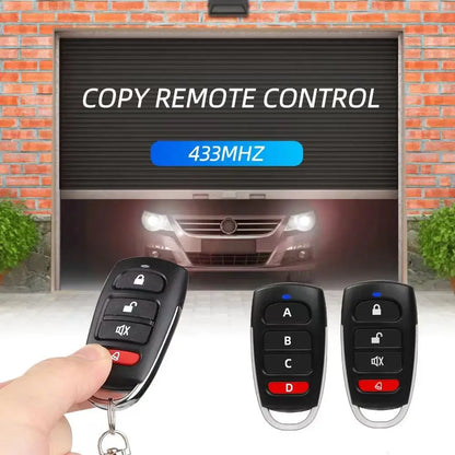 Wireless RF 433mhz Remote Control Copy Code Garage Door Gate Duplicator 433 Mhz Key Remote Opener